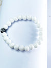 white bracelet