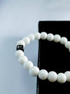 white bracelet