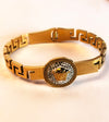 Golden Medallion Bracelet