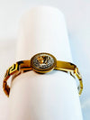 Golden Medallion Bracelet