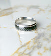 Stainless Steel Carbon Fiber Ring