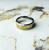 Golden and Blue Dragon Ring