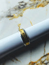 Golden and Blue Dragon Ring