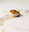 White Crystal Arrival Turkish Ring