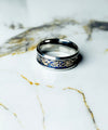 Golden and Blue Dragon Ring