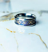 Golden and Blue Dragon Ring