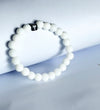 white bracelet