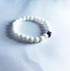 white bracelet