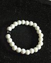 white bracelet